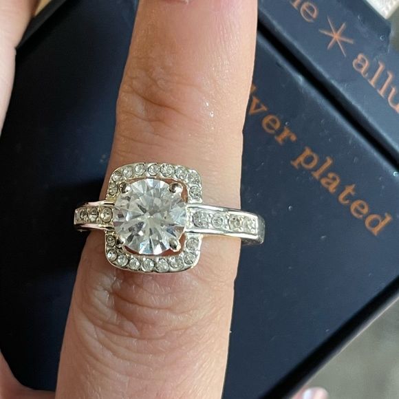 Silver Plated CZ Ring ✨💍 - Picture 1 of 6